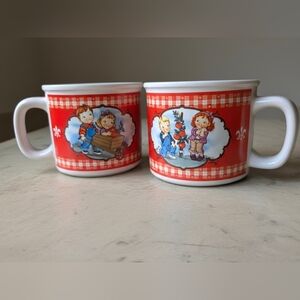 Vintage Red Campbell's Soup Mugs